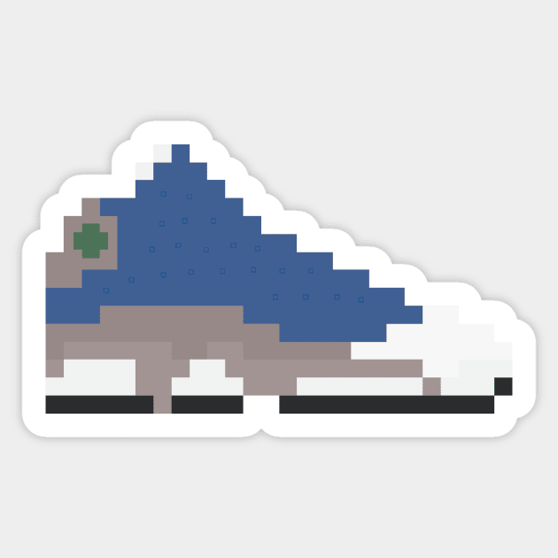 8-bit Jordan 13s - Alternate Sticker by soujohn